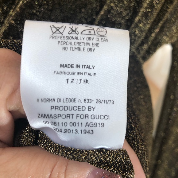 GUCCI Tom Ford Gold lion head dress - Picture 8 of 8